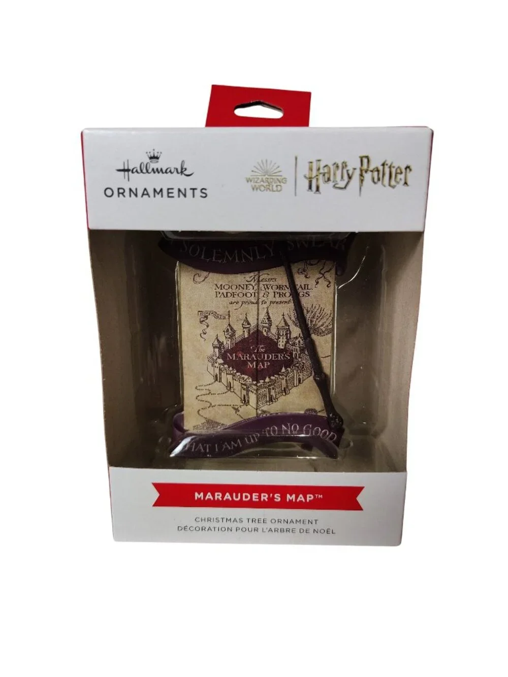 Hallmark Harry Potter Marauders Map Christmas Tree Ornament